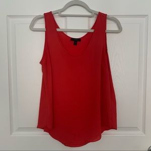 J. Crew Red Sleeveless Top
